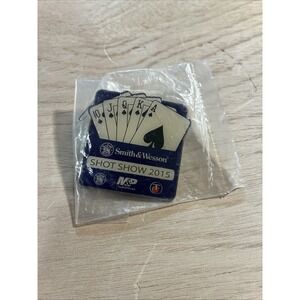 Shot Show 2015 Smith & Wesson Rare Pin New‎ - RARE Las Vegas, Nevada